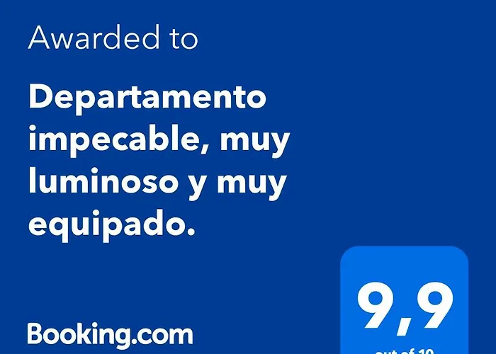 Departamento Impecable, Muy Luminoso Y Muy Equipado.